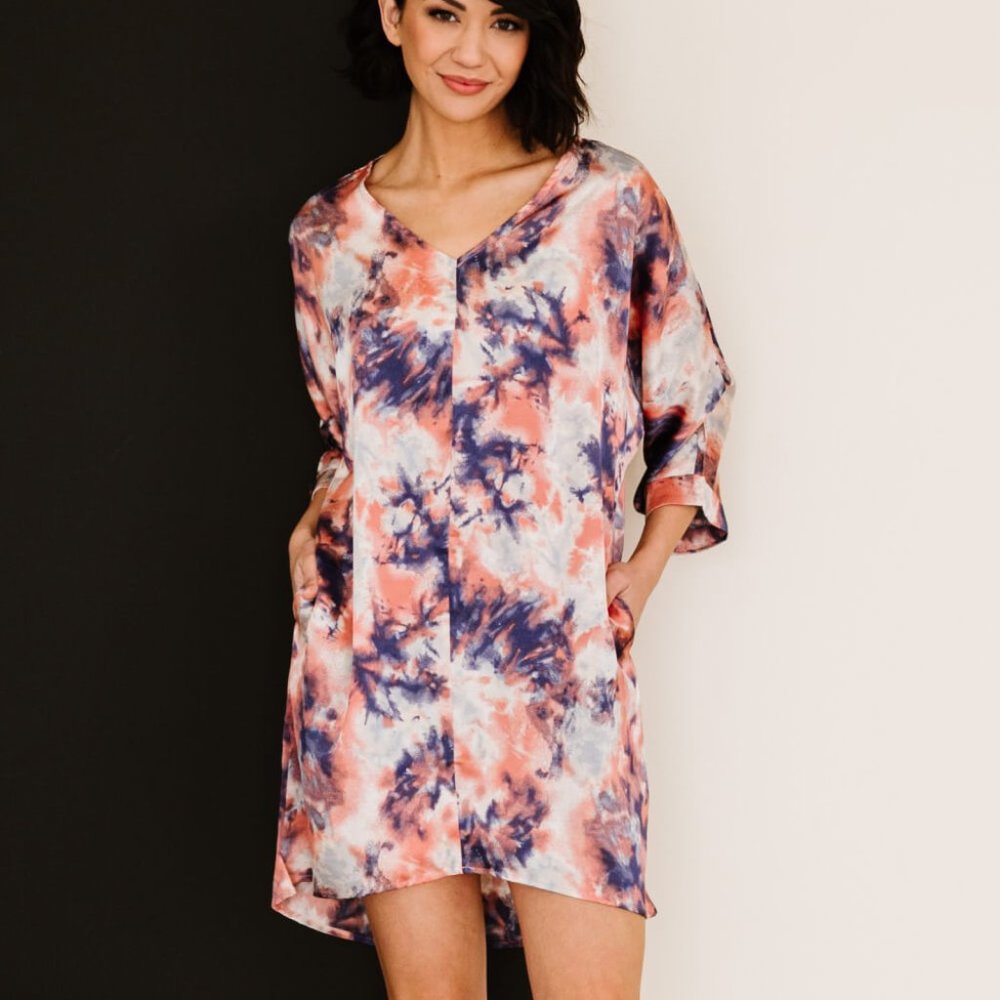 Shirt Dress Tie-Dye Inspired